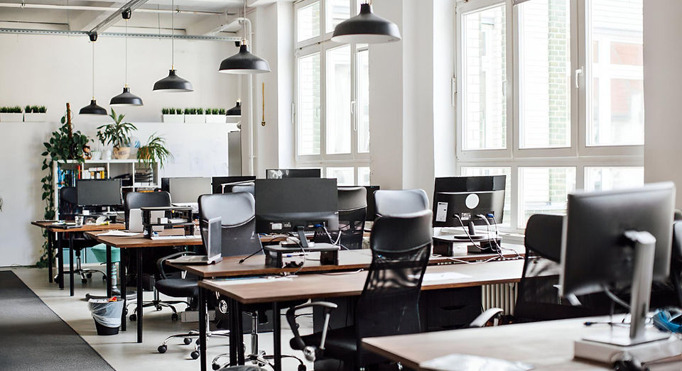Reconfigured office layout